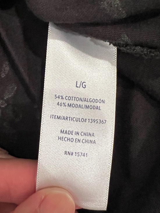 Splendid floral print short sleeve t-shirt | Black | Size L | Like New - Picture 11 of 12